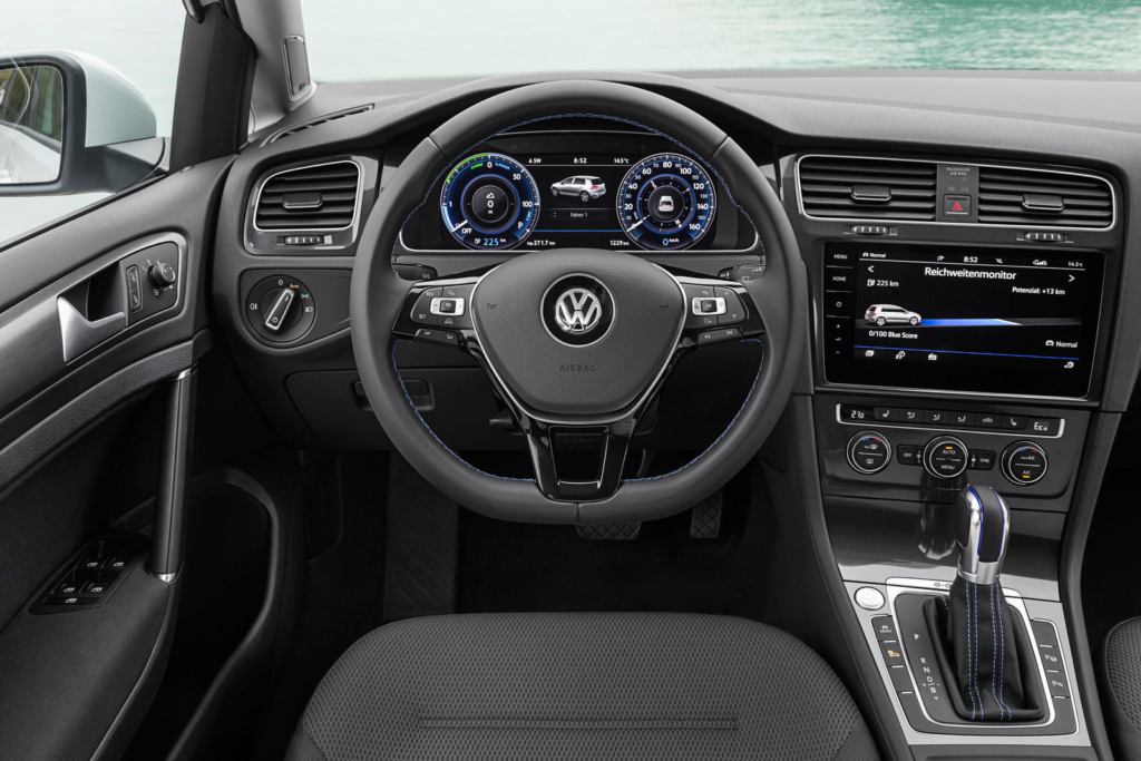 Infotainmentsystem des Volkswagen e-Golf